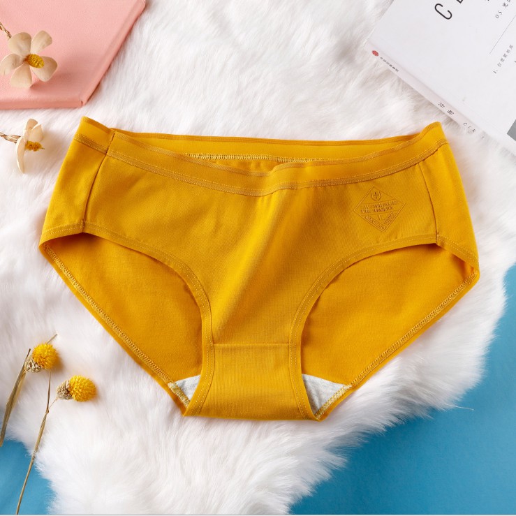 [Mã WARN10 giảm 10k đơn 99k] Quần lót nữ cotton logo nổi viền ren có chọn màu chọn size lớn QLCT06