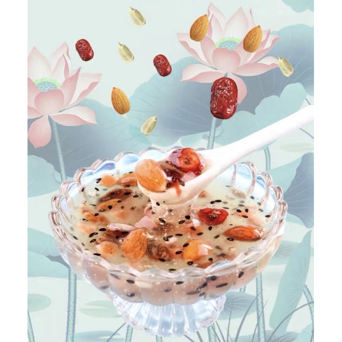 Bột Sen Mix Hạt Dinh Dưỡng Giảm Cân Dưỡng Nhan Gói 500g