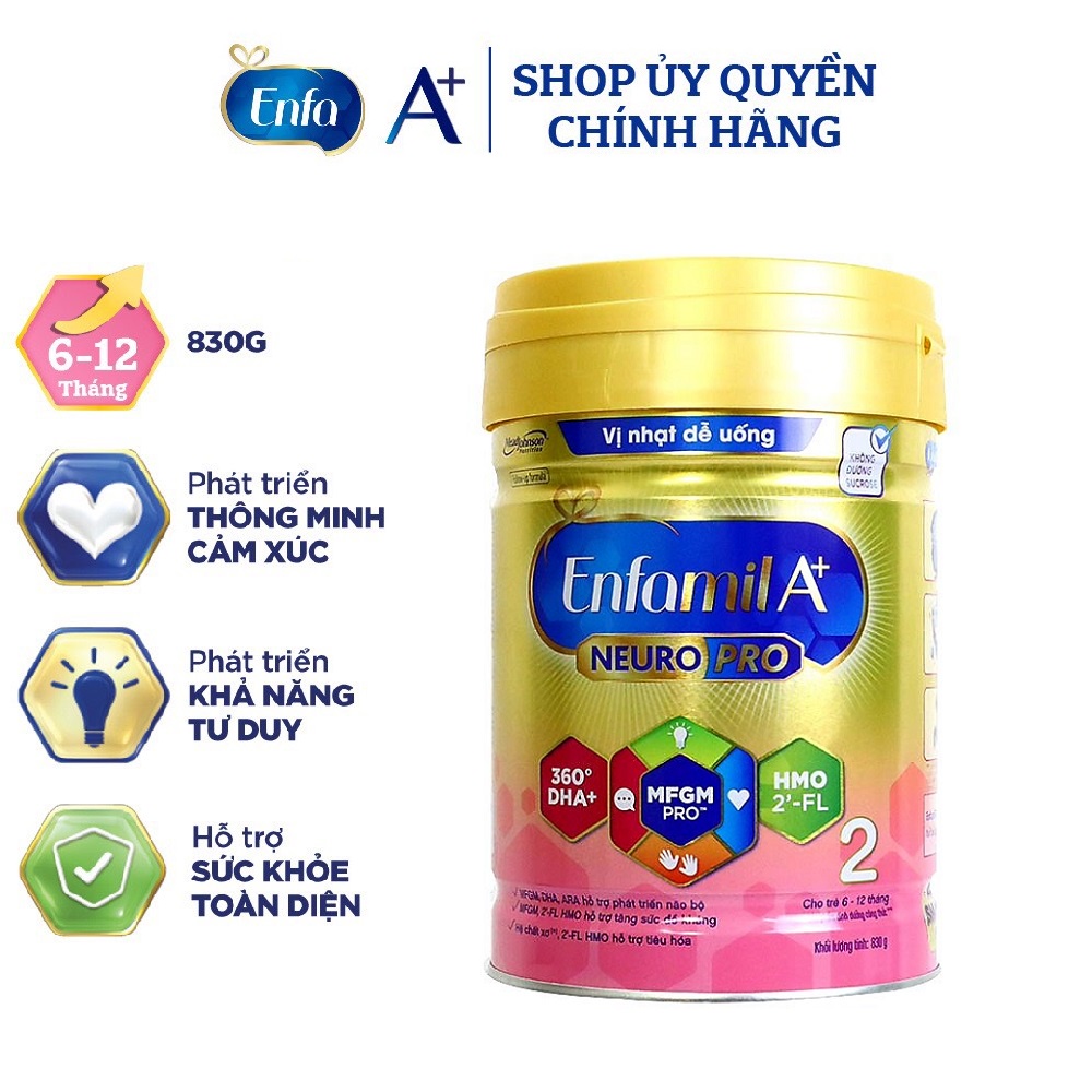 Sữa bột Enfamil A+ 2 400g - 900g ( Date 2023 )