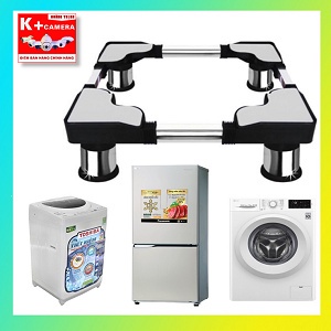 Kệ đỡ máy giặt, Chân đỡ Đa Năng dùng cho Máy Giặt và Tủ Lạnh - Hàng đẹp Inox. Hàng Loại 1