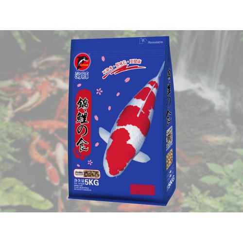 THỨC ĂN CÁ KOI TĂNG TRỌNG LƯỢNG PORPOISE GROWTH 5KG