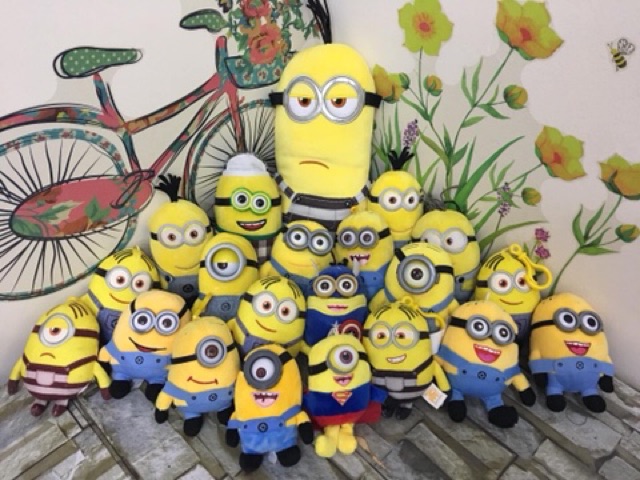 Gấu bông minion size 12-40cm