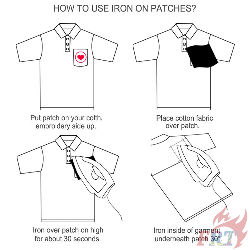 Set 1/2 miếng vải thêu họa tiết chữ Pink Floyd dùng để trang trí quần áo