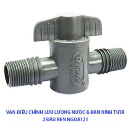 VAN CHỈNH NƯỚC 2 ĐẦU REN NGOÀI 21 (BỊCH 5 CÁI)