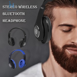 Norton❃ TC-555 Stereo Wireless Bluetooth Headphone Over-Ear Bass Foldable Headset