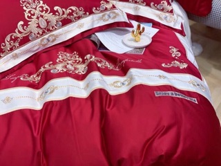 Set chăn ga lụa  thêu mới nhất, hàng 7 món cao cấp