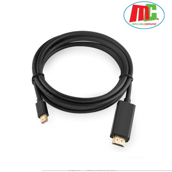 Cáp Chuyển Mini DisplayPort To HDMI 1.5m 4K Ugreen 20848 (Màu Đen) - Hàng Chính Hãng