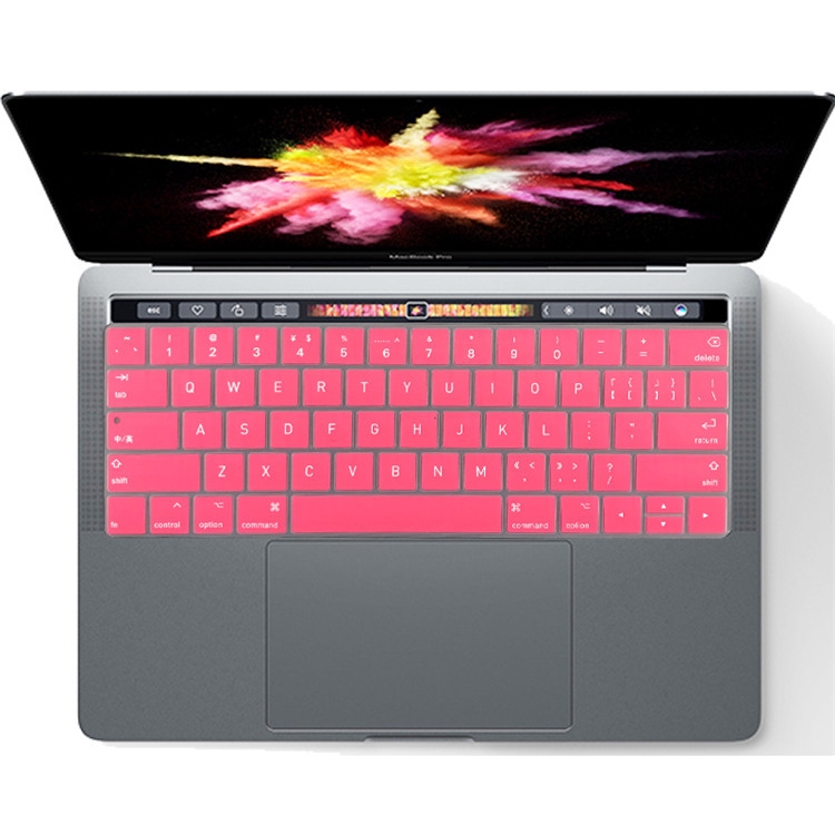 Miếng Dán Bàn Phím Silicon Siêu Mỏng Cho Macbook Pro 15.4inch Touch Bar A1707 2018