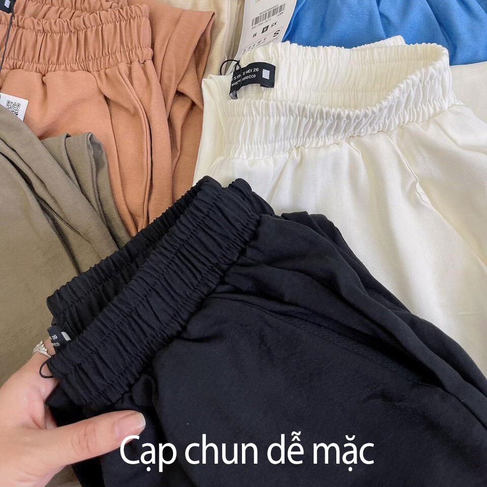 Quần Đũi Nữ 🎁Freeship🎁 Quần Dài Nữ Baggy Đũi Cạp Chun Xuất Nhật Hàn D328