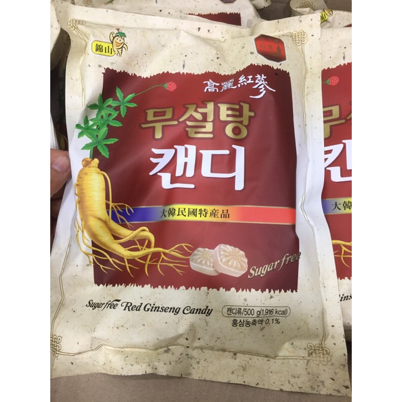 KẸO SÂM HÀN QUỐC FREE SUGAR 500G