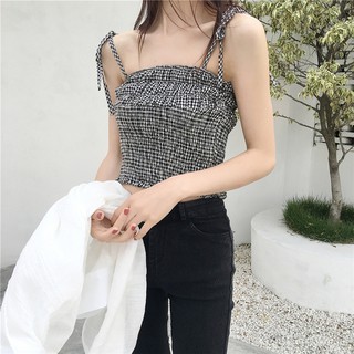 Set áo hai dây croptop và áo sơ mi trong suốt