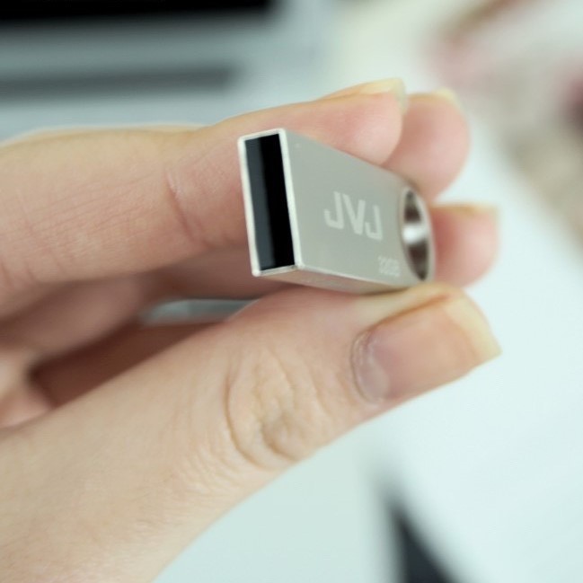 USB 32Gb 2.0 JVJ S3 siêu nhỏ vỏ kim loại - tốc độ 100MB/s chống nước