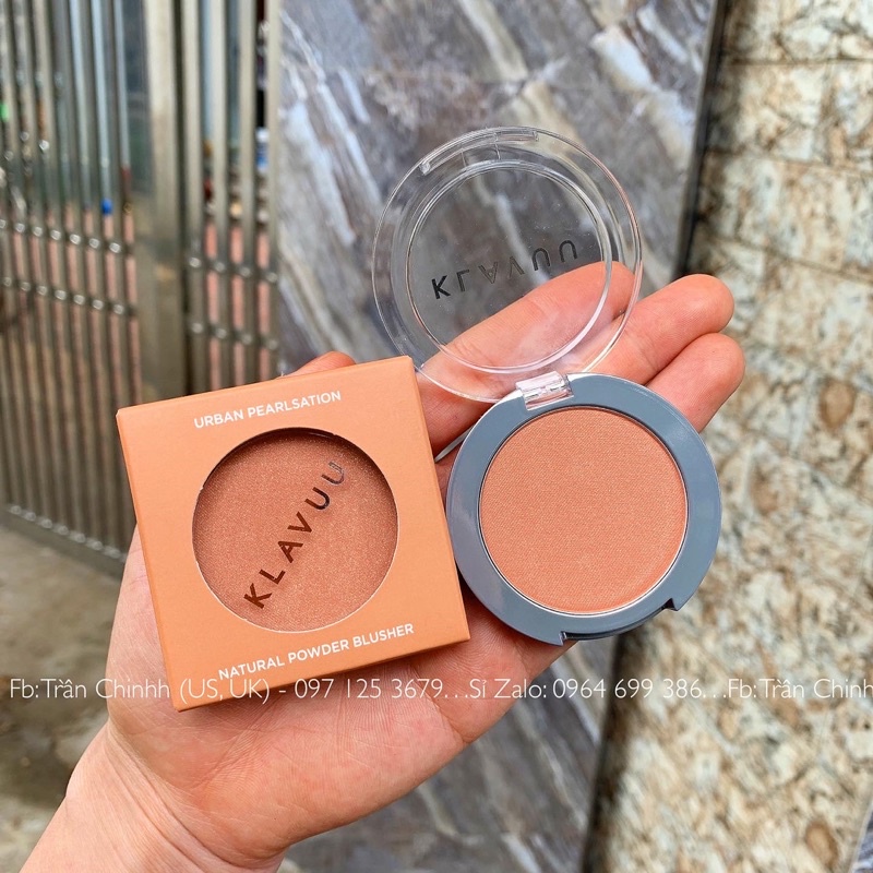 Có đủ màu - Phấn má hồng KLAVUU Pearlsation Natural Powder Blusher