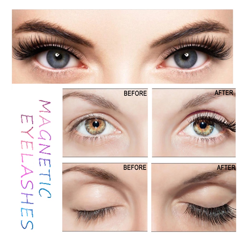 Bộ bút kẻ mắt dạng lỏng từ tính kèm lông mi giả từ tính tiện dụng
 | BigBuy360 - bigbuy360.vn