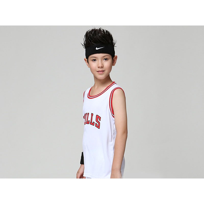 Bộ quần áo bóng rổ trẻ em Chicago Bulls
