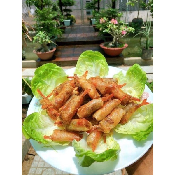 Bánh tráng dùng để cuốn chả ram Bình Định
