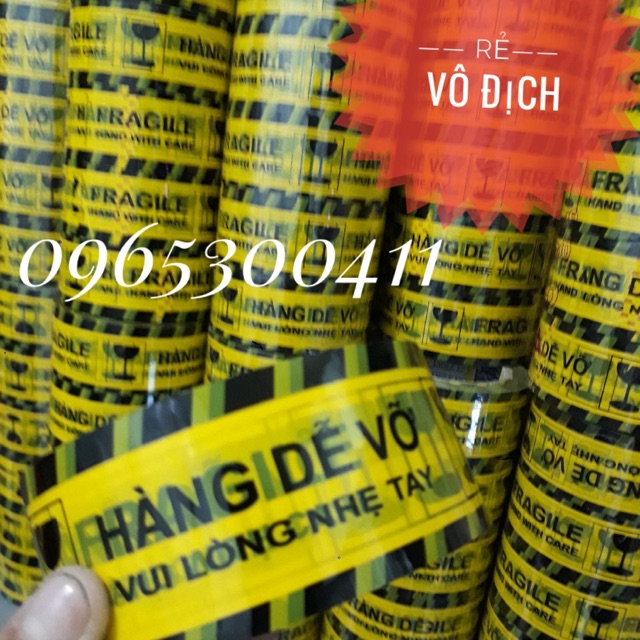 HÀNG DỄ VỠ băng keo 1 cây 1,2kg