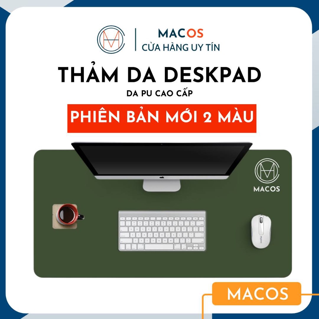 Thảm da trải bàn làm việc Deskpad (Upgraded) - Lót chuột mouse pad tấm lót bàn di chuột máy tính (AL01)