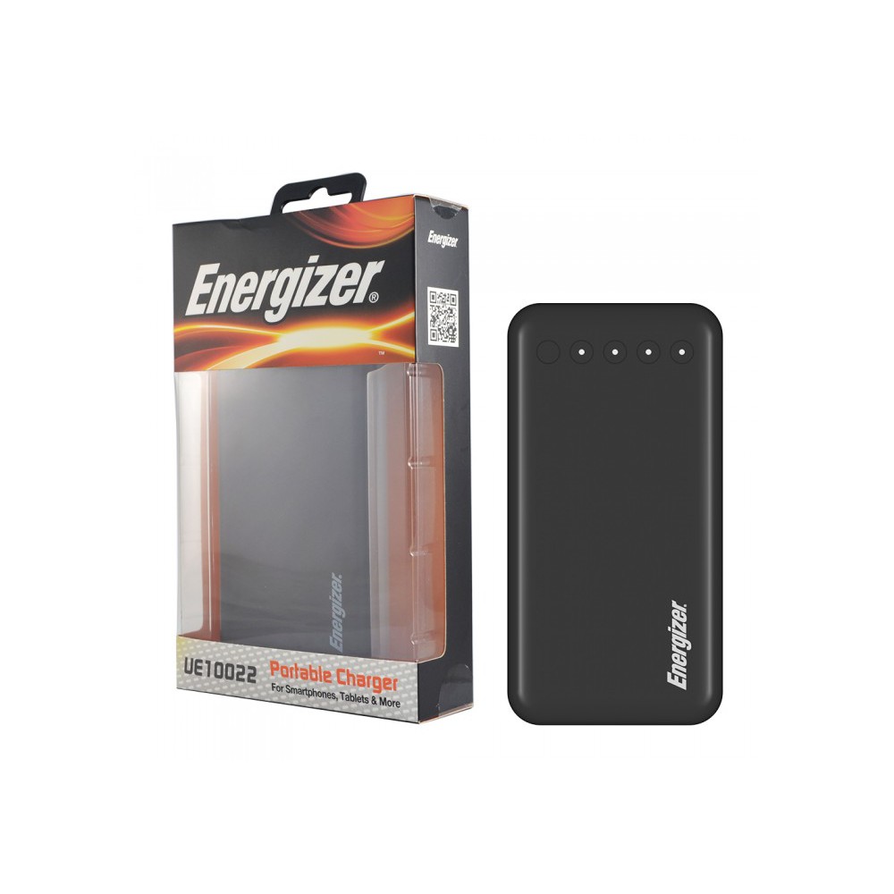 Pin sạc dự phòng Energizer 10000mAh 2 cổng Output - UE10022