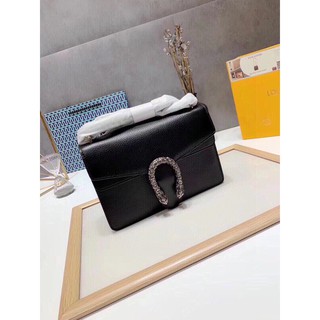 Túi nữ Đeo chéo da thật Gucci GG GCkhoá đầu rồng
