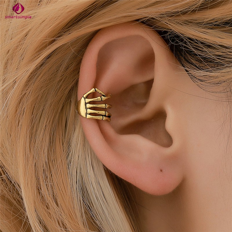 Khuyên Vành Tai Hình Xương Cá Tính Độc Đáo