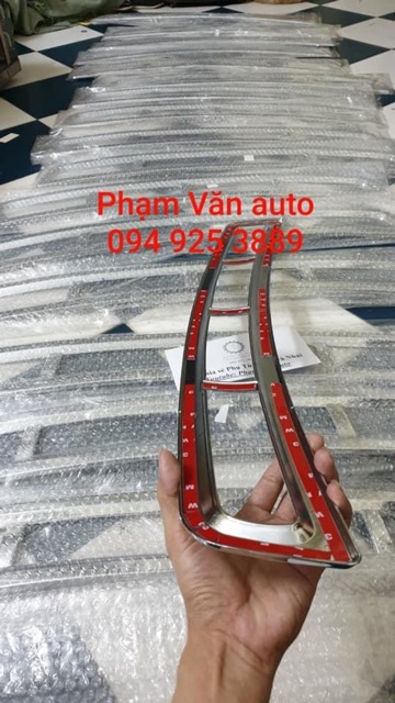 Ốp mạ lưới gió capo Ford Transit 2003-2021, Xi mạ trang trí capo ô tô Transit Phạm Văn auto hàng chất lượng cao