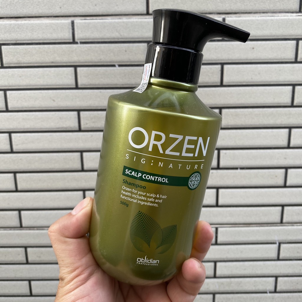 Dầu gội tăng cường sinh trưởng tóc - da dầu/da gầu Scalp control shampoo Obsidian Professional ORZEN