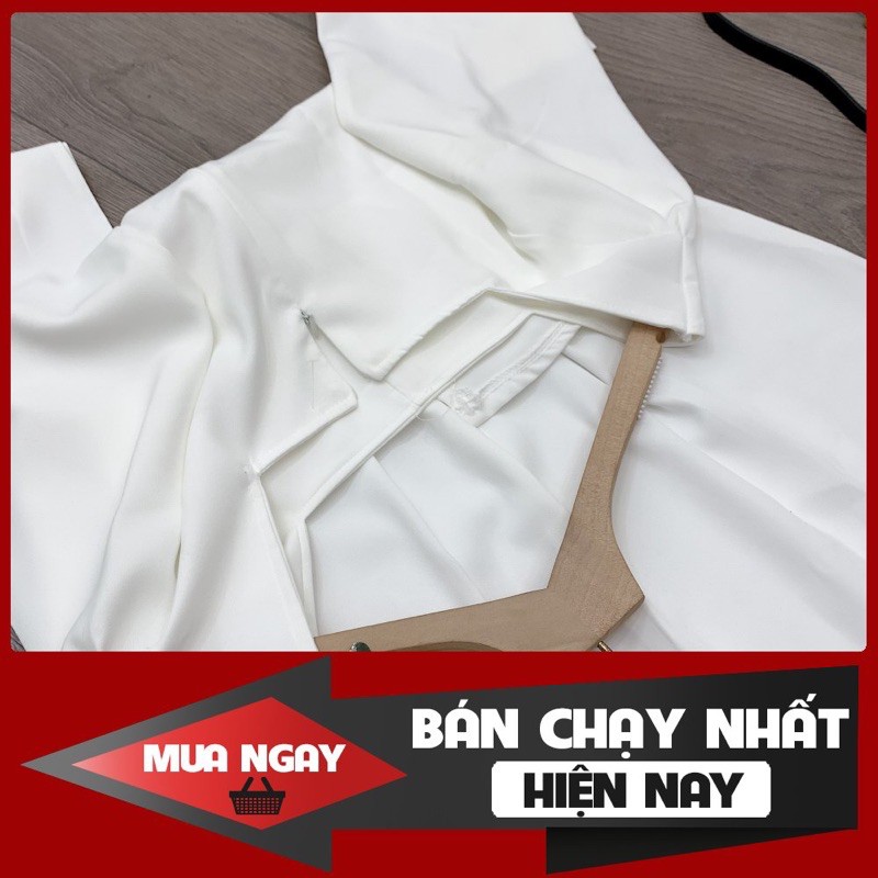 Váy Trắng Maxi Cực Sang Chảnh Diện Đám Cưới NYC Thì [ 𝐅𝐑𝐄𝐄 𝐒𝐇𝐈𝐏 ] - Chất Tuyết Mưa Qc Cao Cấp Cực Dầy Dặn -Tôn Dáng Lắm