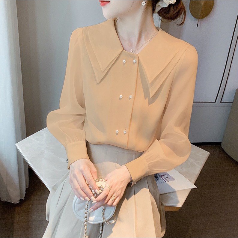 CHẤT - ĐẸP - THỜI TRANG ÁO CÔNG SỞ NỮ - Áo Sơ Mi Trắng Basic Rộng Kiểu Áo Sơ Mi Mặc Đi Làm Lịch Sự 3A25 3A18 3A19 3A04