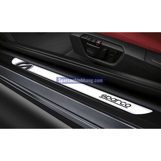 Nẹp bước chân chống xước cửa xe ô tô Sparco