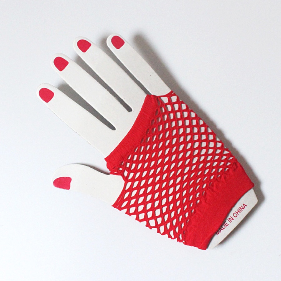 Găng Tay Lưới Hở Ngón Thời Trang Cho Nữ