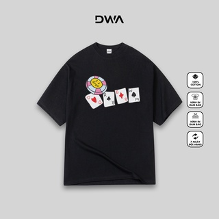 Áo thun tay lỡ form rộng drew chip, áo phông form rộng nam nữ unisex cotton basic cổ tròn , dwa.unisex