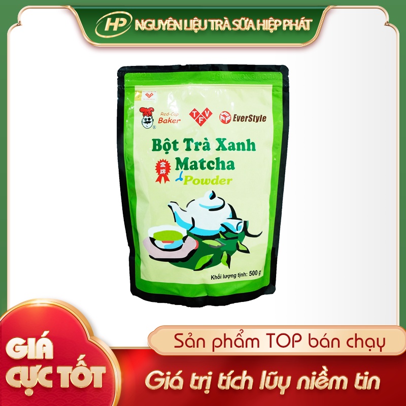 Bột Matcha trà xanh EVERSTYLE -  [BÁN CHẠY] - 500gr - SP000753 - Nguyên liệu pha chế trà sữa HIỆP PHÁT