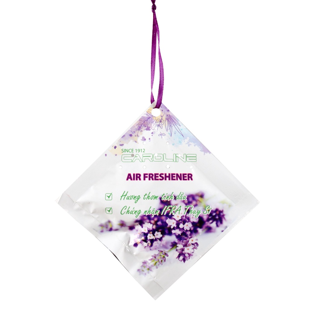 Túi thơm tinh dầu CAROLINE Hương Lavender, Hương Nước Hoa, Hoa hồng và Táo - Cam kết chính hãng