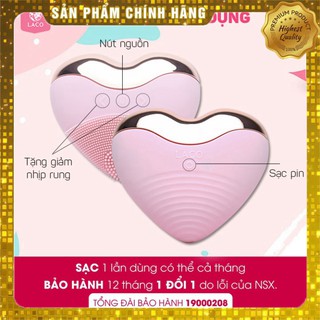 Htt4 máy rửa mặt laco luxury + kèm quà tặng