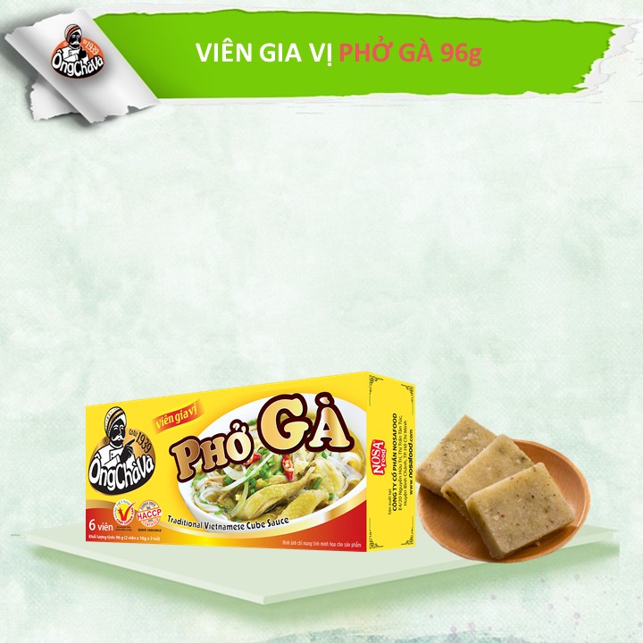 Viên Gia Vị Phở Gà Ông Chà Và 96g