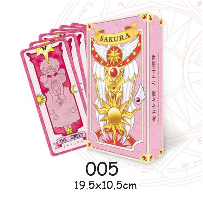 [Mẫu mới 2020] Hộp thẻ bài pháp thuật Clear Card Clow Cardcaptor Sakura Thủ lĩnh thẻ bài thẻ bài pha lê Tarot xinh xắn