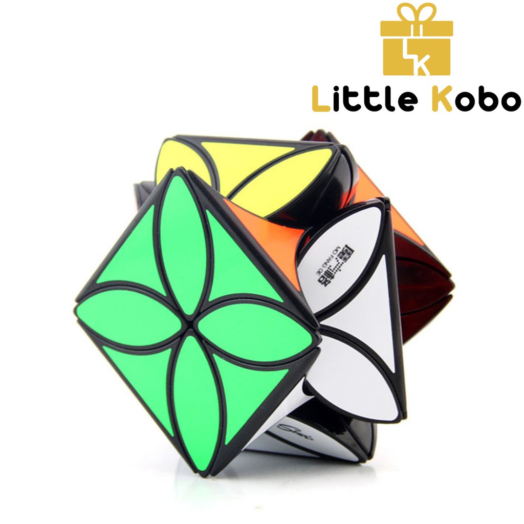 Rubik Biến Thể QiYi Four Leaf Clover Cube MoFangGe Cỏ 4 Lá Rubik Cao Cấp