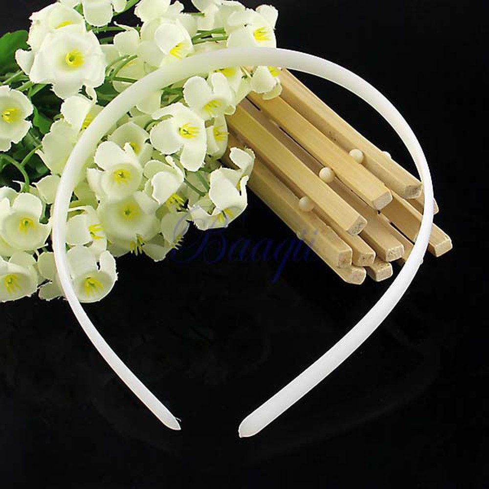 Set 10 cài tóc nhựa trơn màu kiểu dáng đơn giản