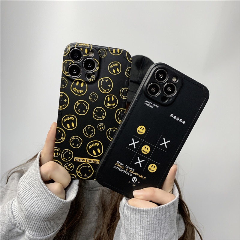 Ốp Điện Thoại IMD Mềm Họa Tiết Mặt Cười Hoạt Hình Dễ Thương Cho IPhone14 13 12 11 MAX X/XS XR XSMAX 7P/8P