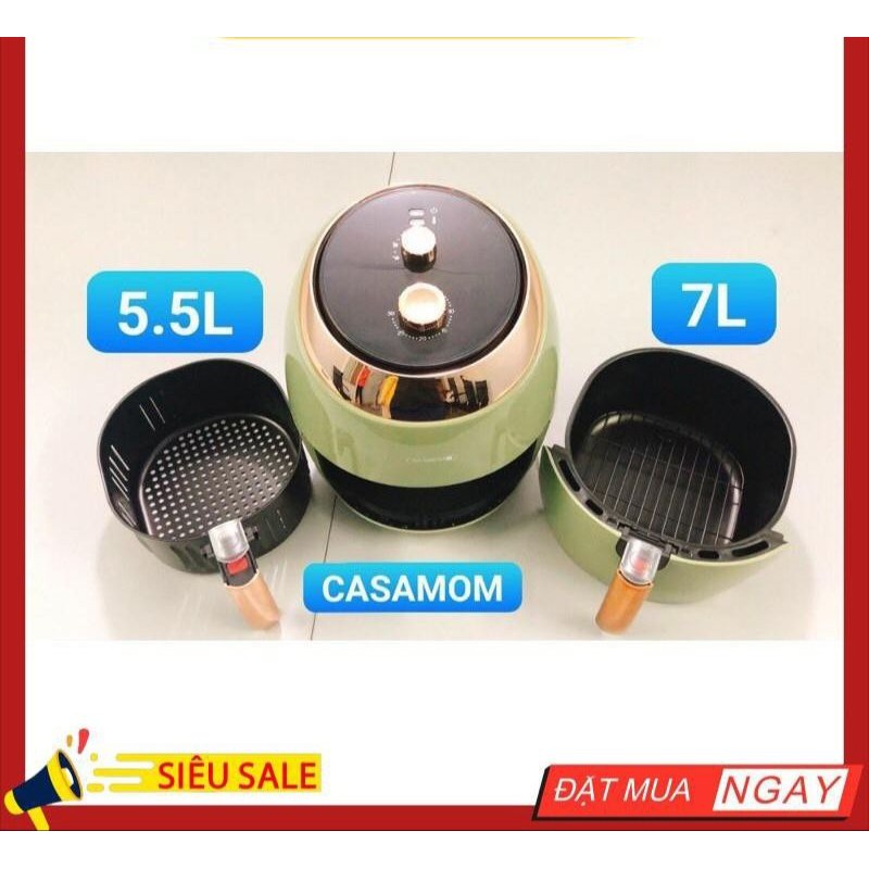 Nồi chiên không dầu 7l Casamom CAA-201