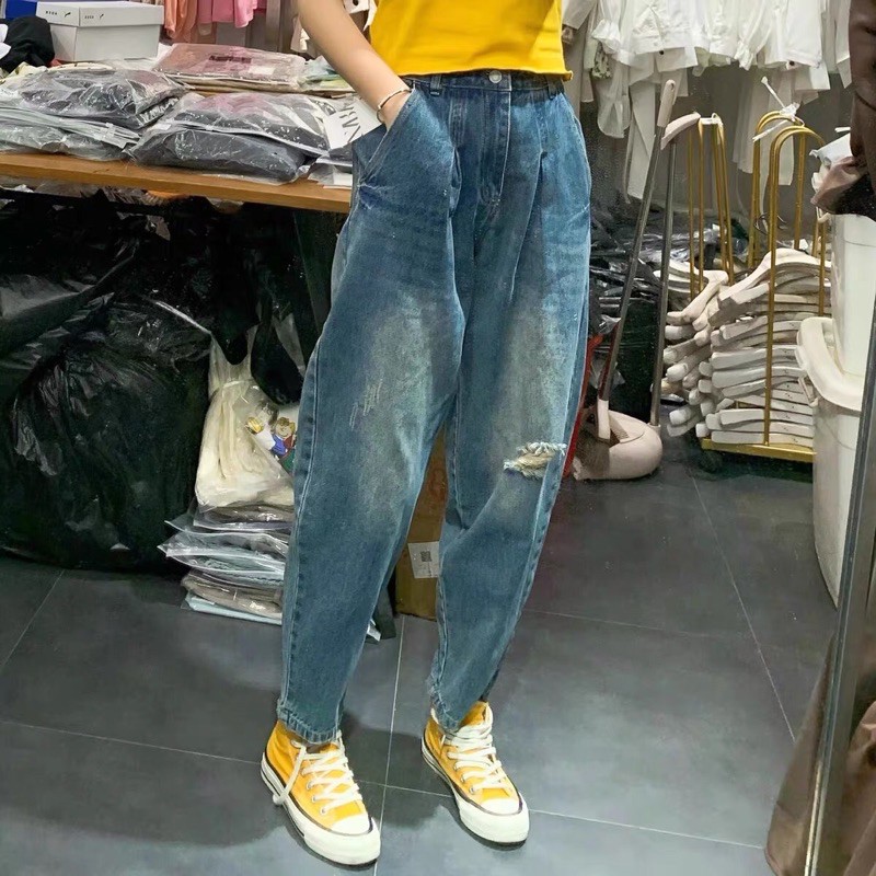 QUẦN JEAN DENIM SLOUCHY ZARA CỦ CẢI TRENDY