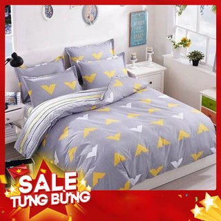 Ra nệm bo chun 1M6 X 2M mẫu chữ V vàng (không vỏ gối nằm)