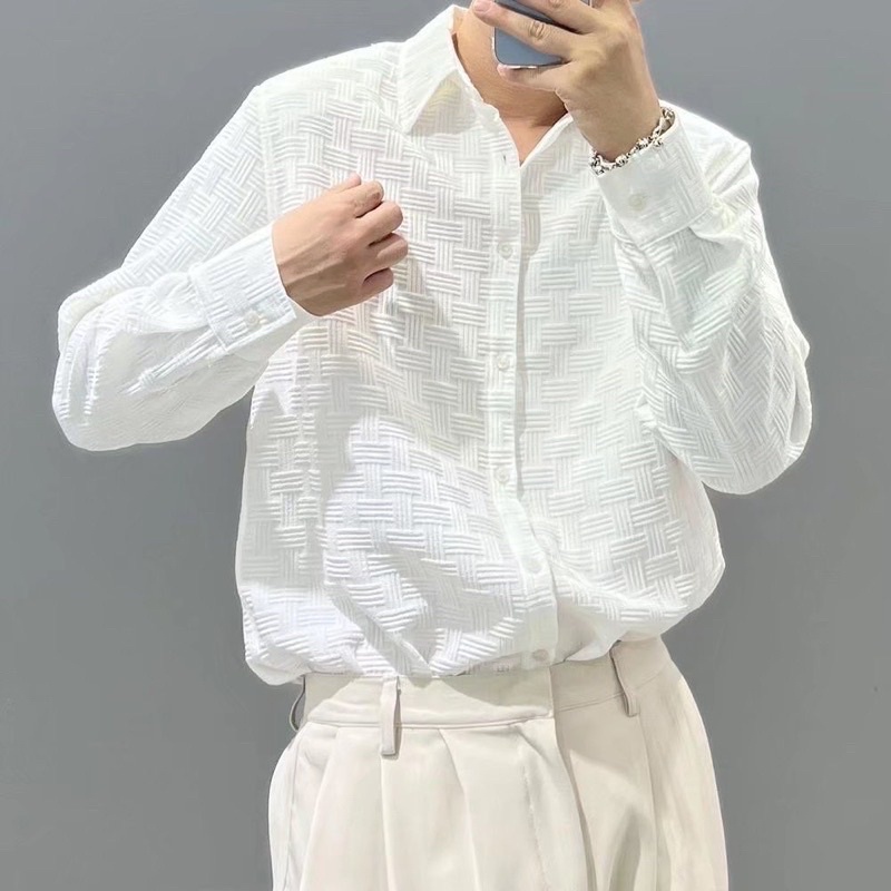 Sơ mi Nam đan dập nổi