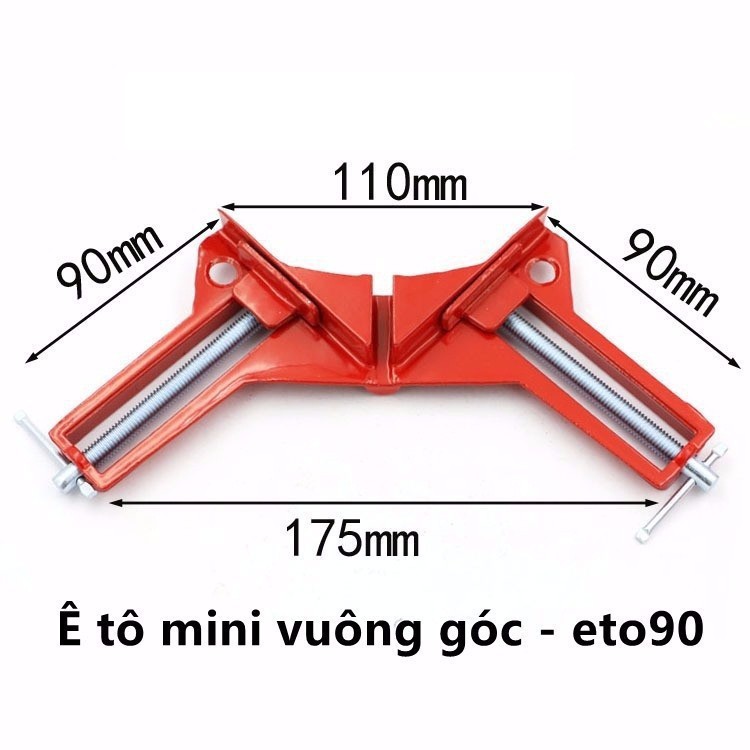 Ê Tô Mini Vuông Góc 90 độ; Vam Góc Vuông Set 4 cái