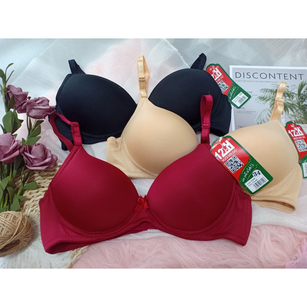 Combo 3 Áo Lót Nữ Trơn, Không Gọng E359 - Thời Trang 12h