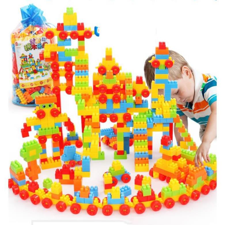 Đồ chơi trẻ em XẾP HÌNH LEGO lắp ráp 360 chi tiết. Giúp bé từ 2-6 tuổi phát triển trí thông minh, tư duy logic