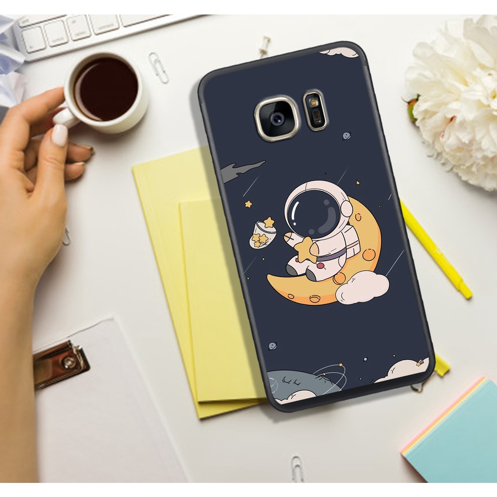 Ốp Lưng SamSung A9 PRO - Samsung C9 Pro  , In hình Astronuats Chibi cực đẹp.