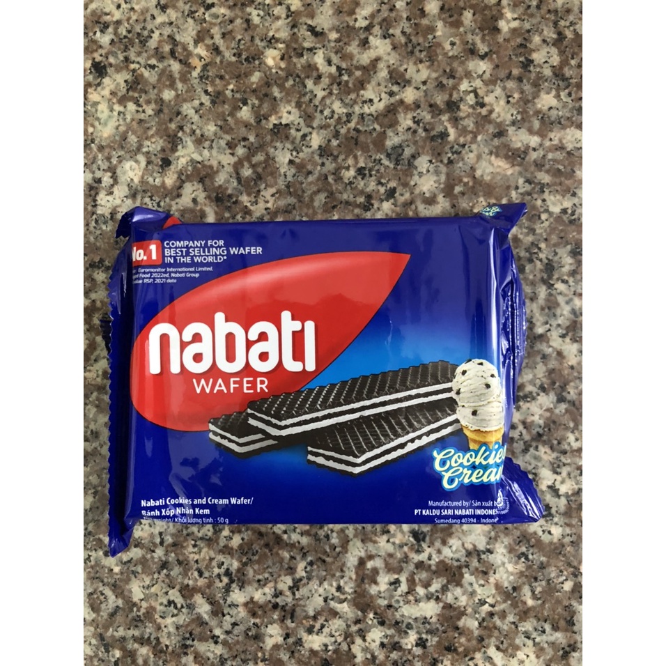 Bánh Xốp NABATI thẻ Socola,Phô mai,Phô mai đen,Trà xanh, Phúc bồn tử, Gatito