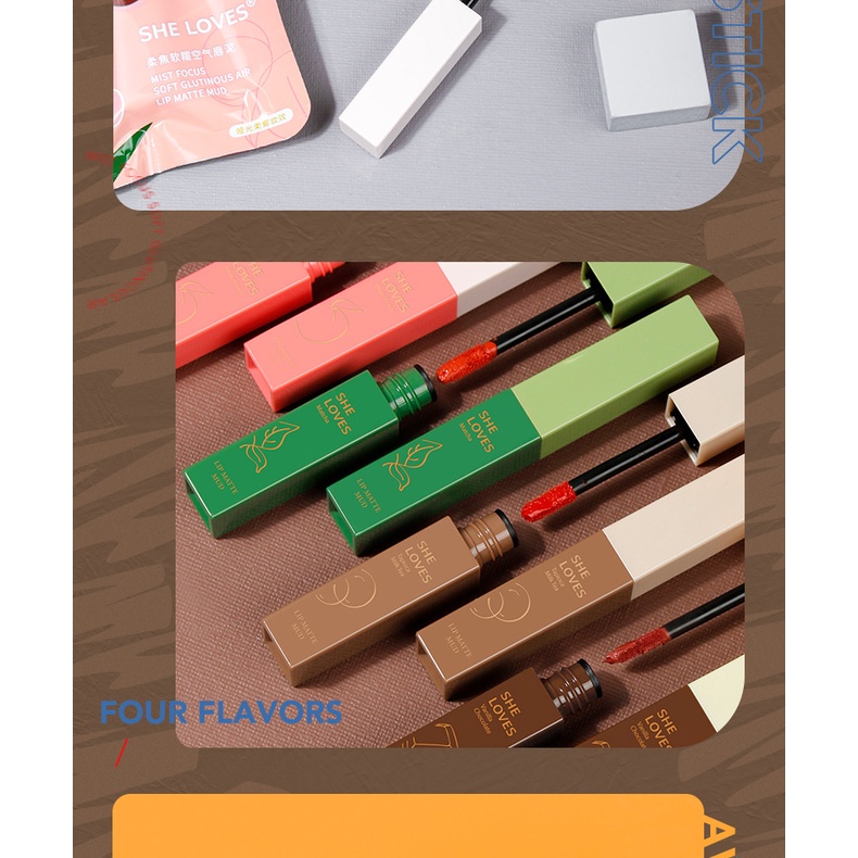 Son Môi Sheloves Chất Nhung Lì Với 8 Màu Lựa Chọn